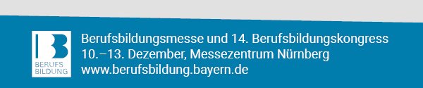 Plakat für die Berufsbildungsmesse 2018